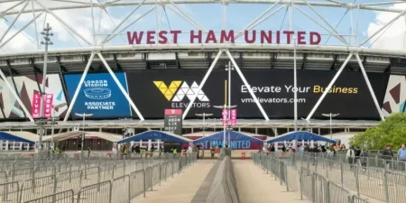 VM ELEVATORS EXTENDS LONDON STADIUM ASSOCIATE PARTNERSHIP London Stadium; image courtesy of VM Elevators