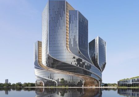 The winning design for Tencent’s new global HQ; image © Büro Ole Scheeren