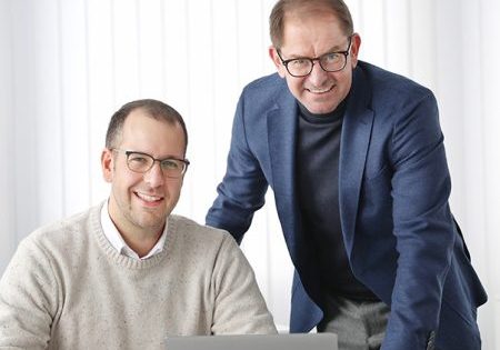 (l-r) Johannes Keller and Dr. Marc Wucherer; photo courtesy of Ziehl-Abegg