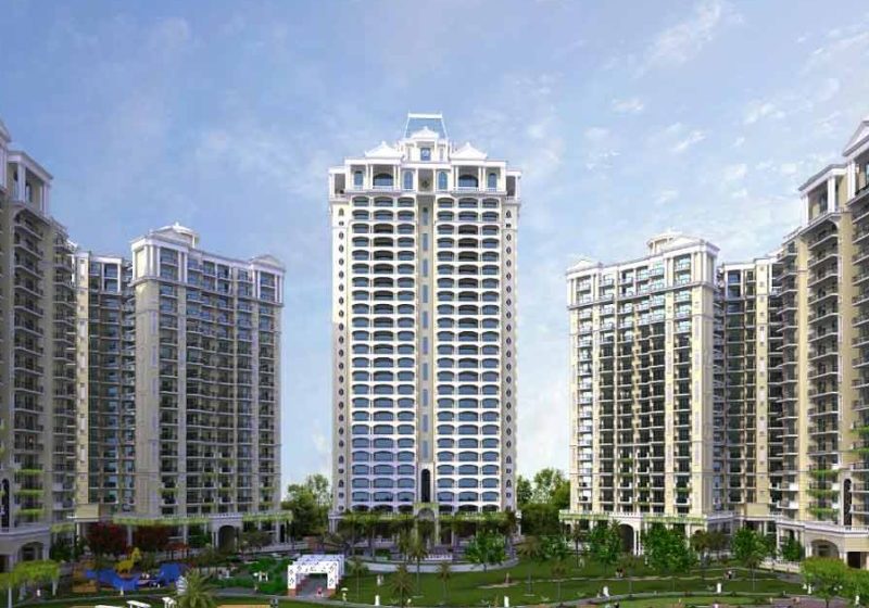 The Grand Arista in Noida is a luxury residential development comprising 10 towers; rendering courtesy of The Grand Arista.